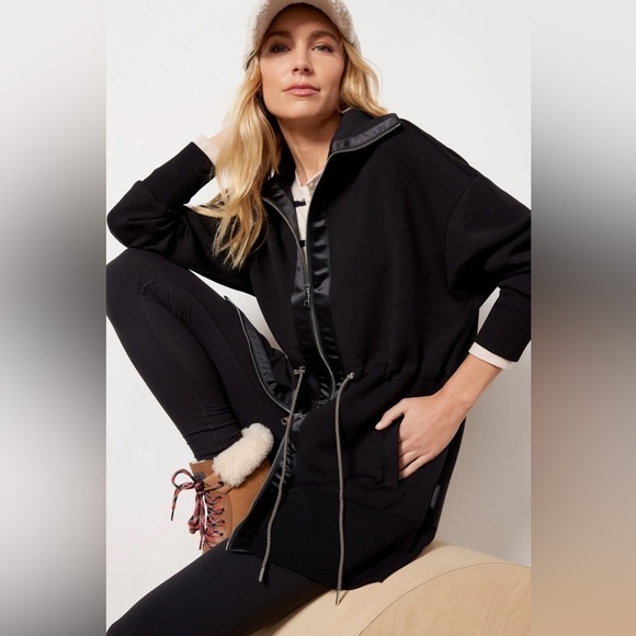 VARLEY Ridgefield Longline Jacket in Black M - Picture 2 of 10